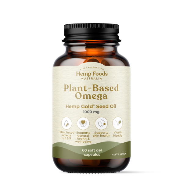 Plant Based Omega Hemp Seed Oil Capsules